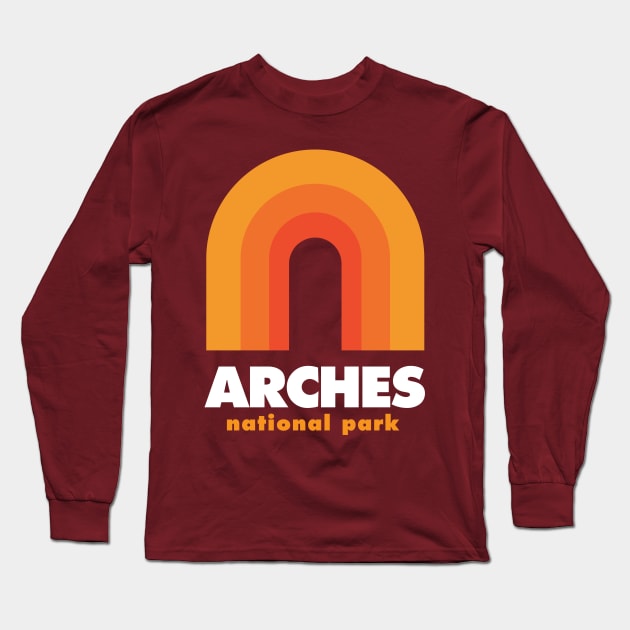 Arches National Park Long Sleeve T-Shirt by PodDesignShop